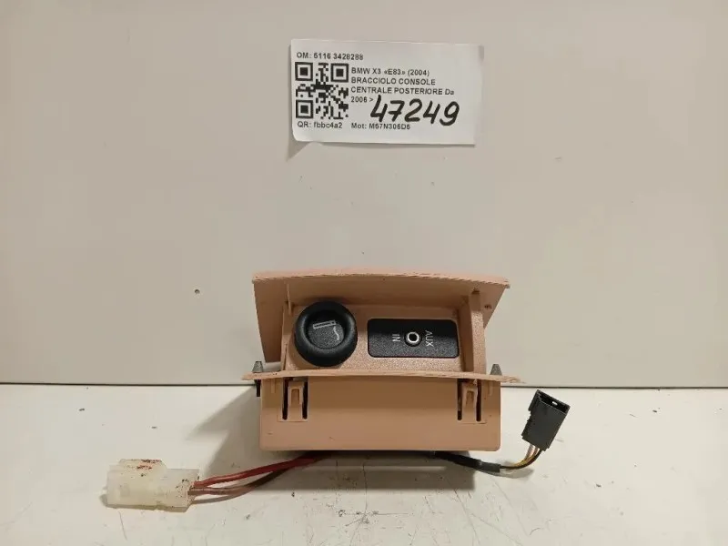 Bracciolo Console Centrale Posteriore 5116 3428288 Bmw X3 E83 2004