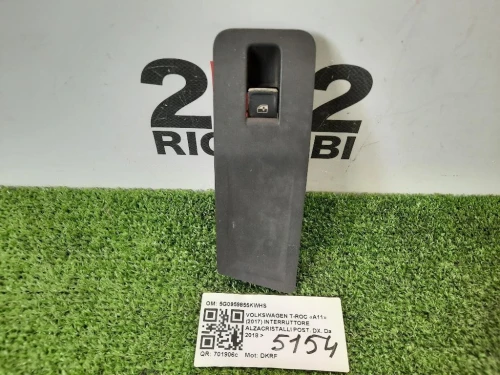 Interruttore Alzacristalli POST DX 5G0959855KWHS ALZAVETRO Volkswagen T-roc 2017