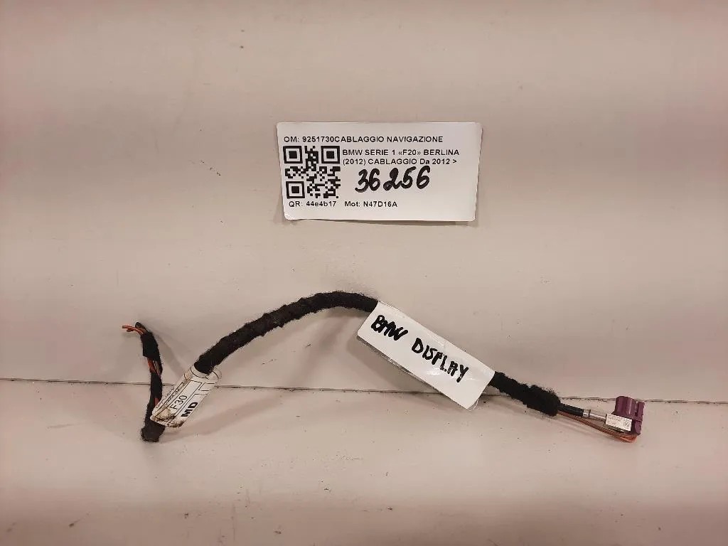 Cablaggio 9251730CABLAGGIO NAVIGAZIONE Bmw Serie 1 F20 Berlina 2012
