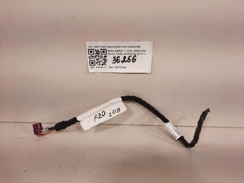 Cablaggio 9251730CABLAGGIO NAVIGAZIONE Bmw Serie 1 F20 Berlina 2012