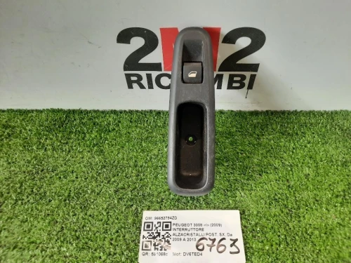 Interruttore Alzacristalli POST SX 96652794ZD Peugeot 3008 I 2009