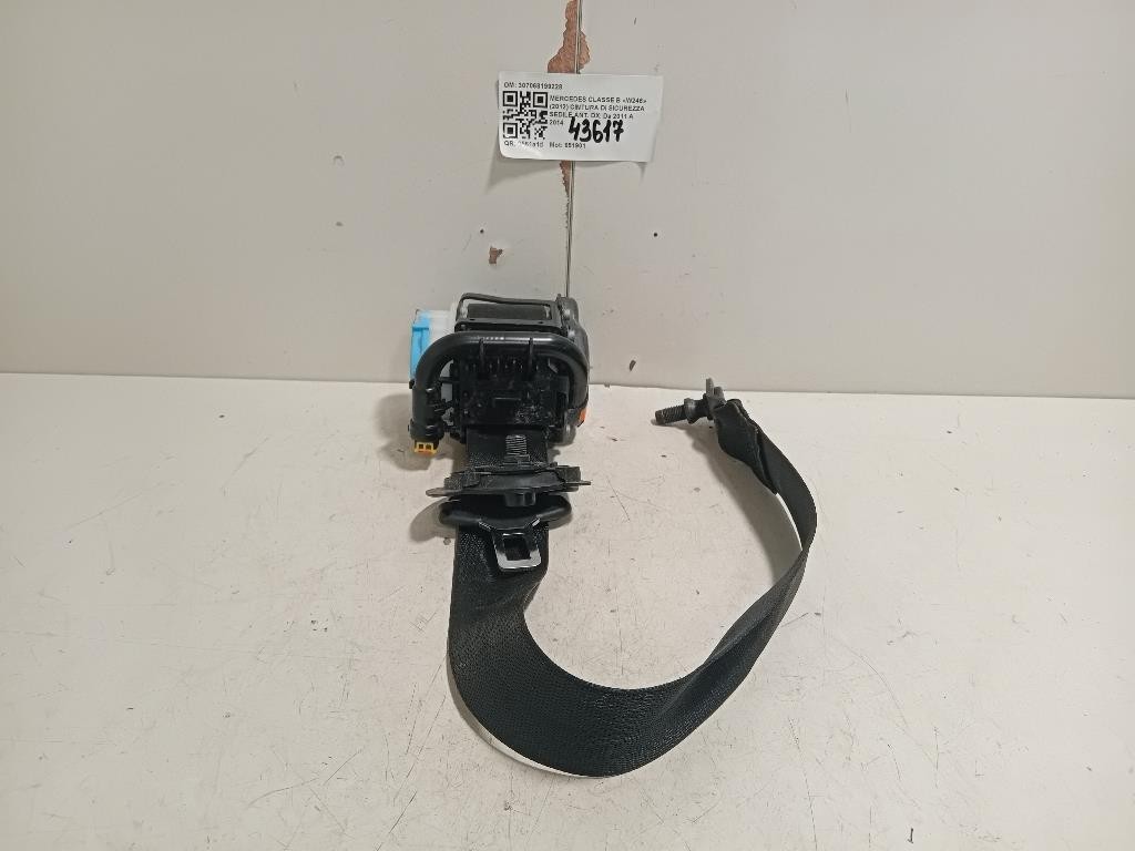 Cintura DI Sicurezza Sedile ANT DX 307068199228 Mercedes Classe B W246 2012