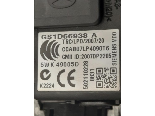 Interruttore Avviamento Accensione GS1D66938A 5WK49005D CON CHIAVE Mazda 6 III 2013