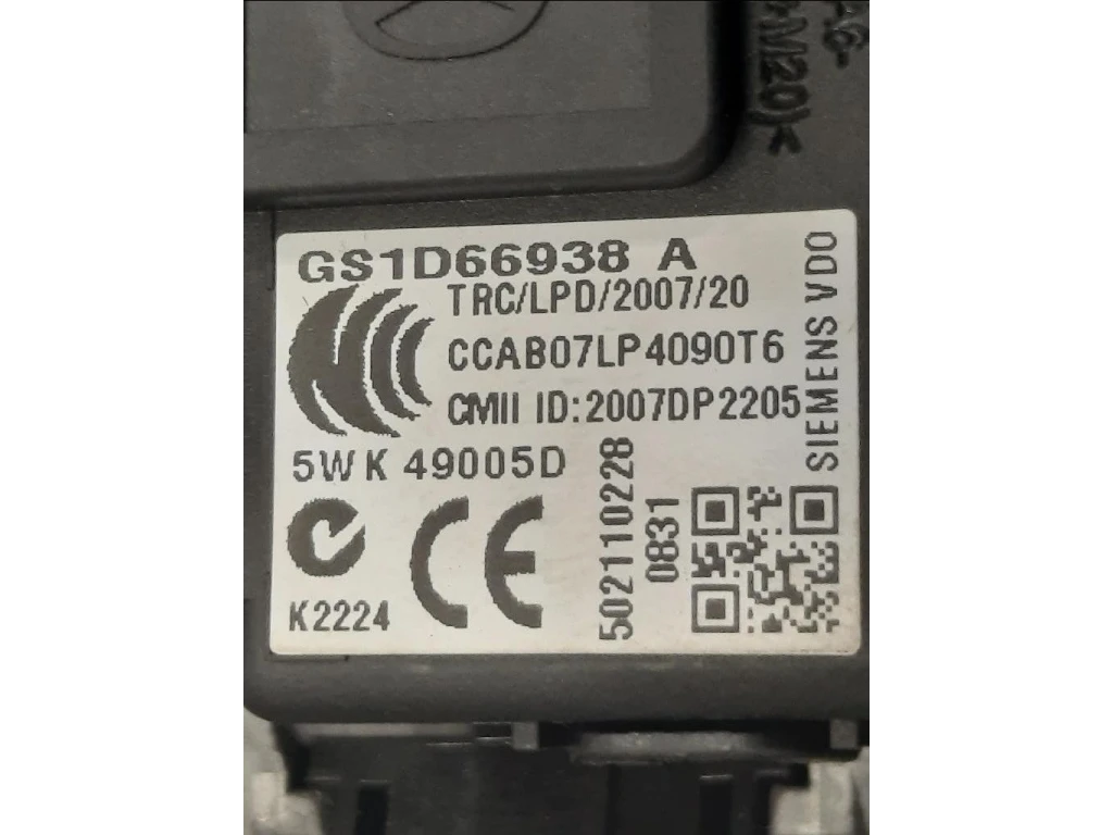 Interruttore Avviamento Accensione GS1D66938A 5WK49005D CON CHIAVE Mazda 6 III 2013