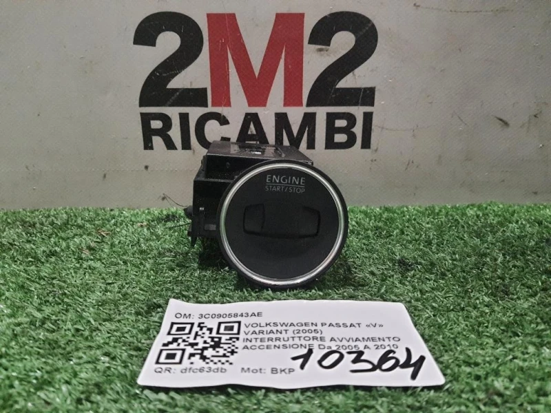 Interruttore Avviamento Accensione 3C0905843AE Volkswagen Passat V Variant 2005