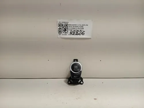 Interruttore Avviamento Motore Start-stop 922523003 Bmw Serie 5 F10 Berlina 2012