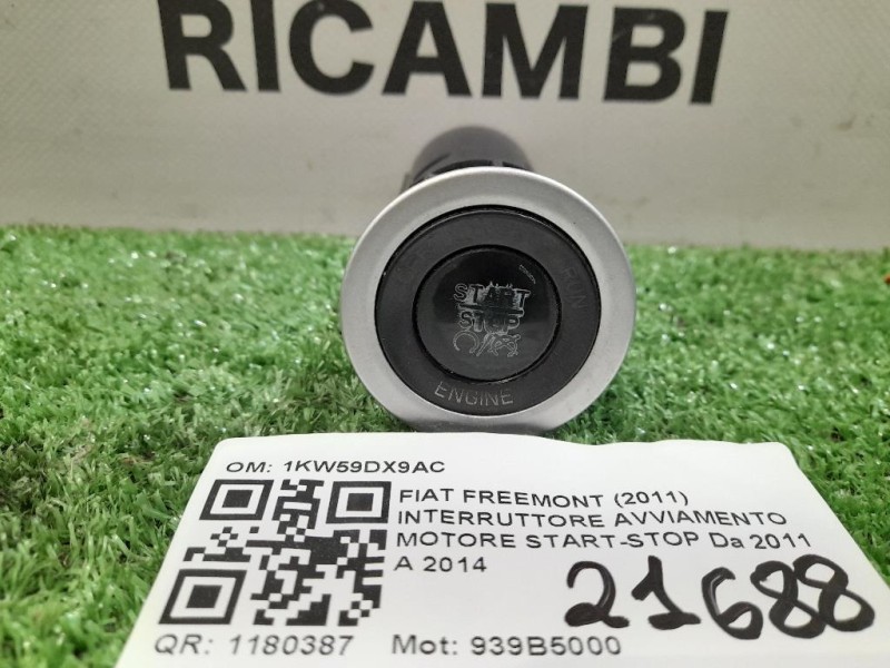 Interruttore Avviamento Motore Start-stop 1KW59DX9AC Fiat Freemont 2011