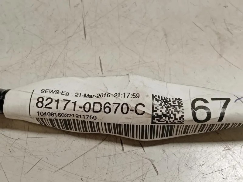 Cablaggio 82171-0D670-C Toyota Yaris IV 2017