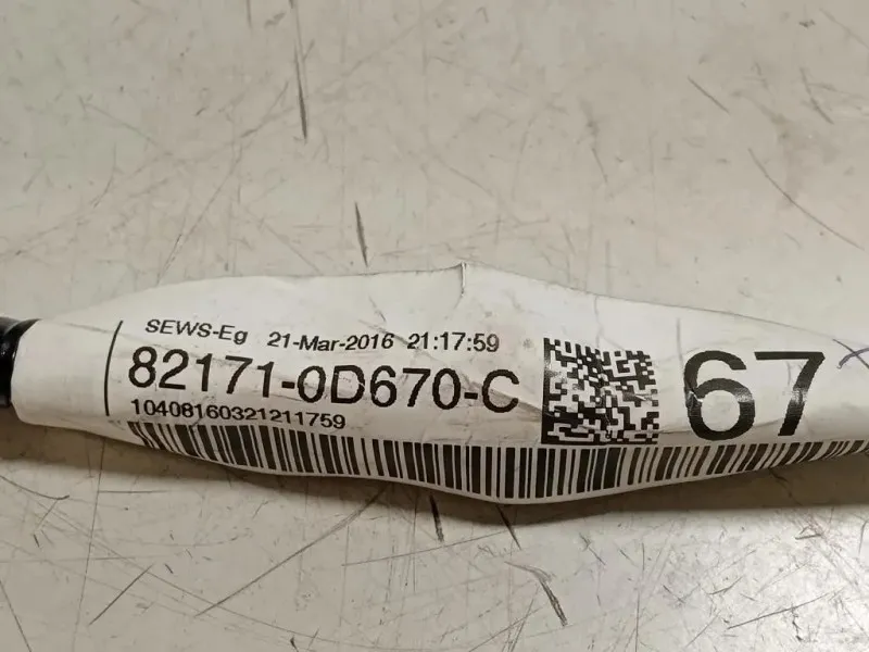 Cablaggio 82171-0D670-C Toyota Yaris IV 2017