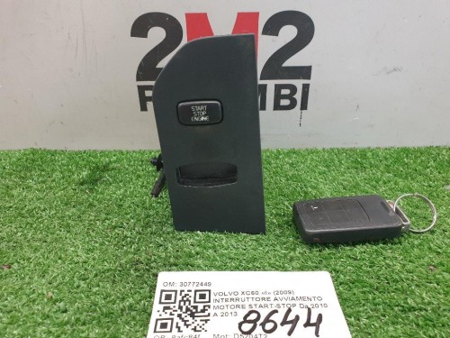 Interruttore Avviamento Motore Start-stop 30772449 Volvo XC60 I 2009
