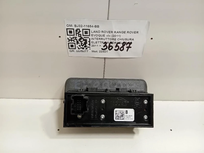 Interruttore Chiusura Elettrica Portello BJ32-11654-BB Land Rover Range Rover Evoque I 2011