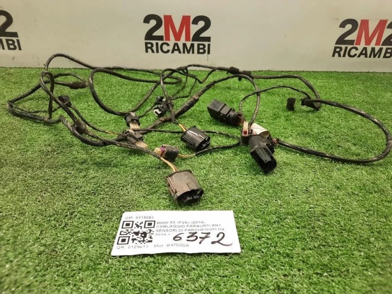 Cablaggio Paraurti ANT Sensori DI Parcheggio 9315083 F25 Bmw X3 F25 2014