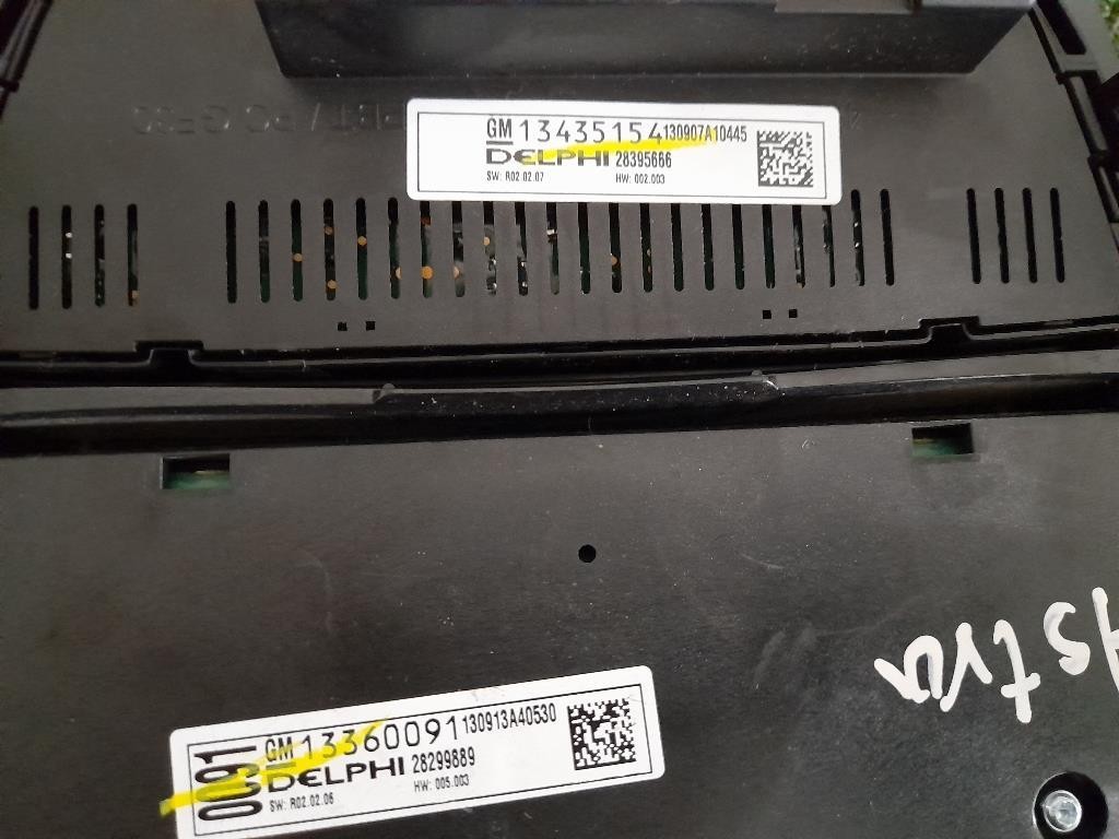 Interruttore Climatizzatore 28395666 Opel Astra J 2010