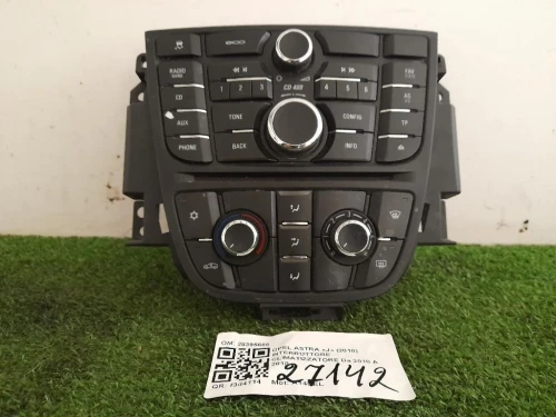 Interruttore Climatizzatore 28395666 Opel Astra J 2010