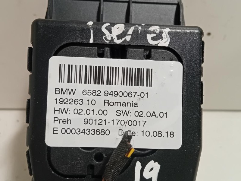 Interruttore Comando Multifunzione 6582 9490067-01 Bmw Serie 1 F21 Berlina 2012