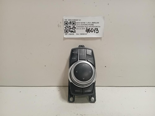 Interruttore Comando Multifunzione 6582 9490067-01 Bmw Serie 1 F21 Berlina 2012