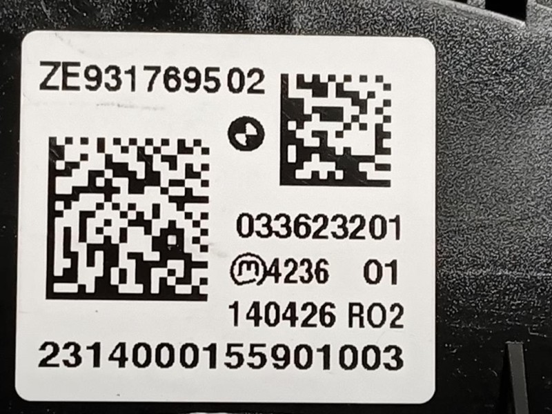 Interruttore Comando Multifunzione 6582 9286699-03 Bmw Serie 5 F10 Berlina 2010