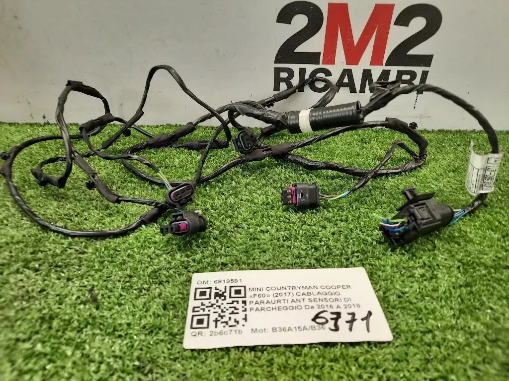 Cablaggio Paraurti ANT Sensori DI Parcheggio 6819591 Mini Countryman Cooper F60 2017