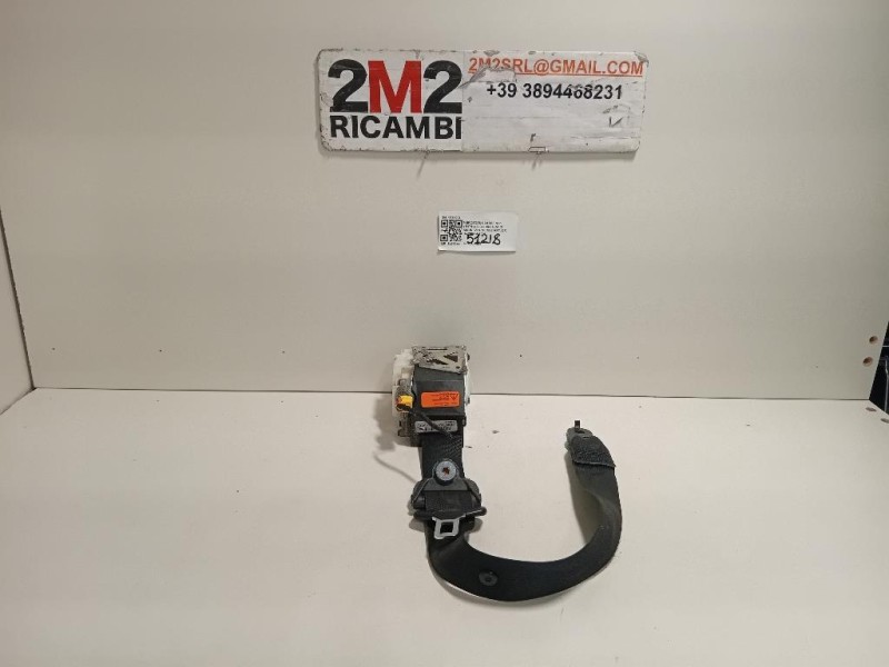 Cintura DI Sicurezza Sedile ANT DX 6122002 Mercedes Classe SLK R171 2004