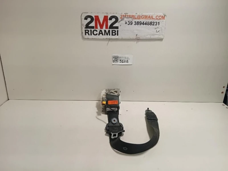 Cintura DI Sicurezza Sedile ANT DX 6122002 Mercedes Classe SLK R171 2004