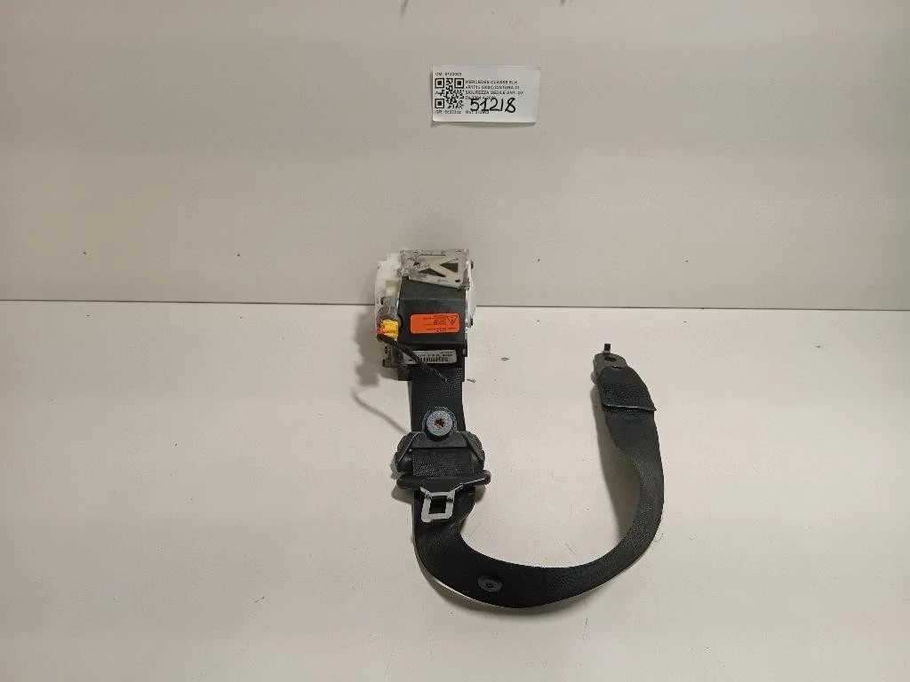 Cintura DI Sicurezza Sedile ANT DX 6122002 Mercedes Classe SLK R171 2004
