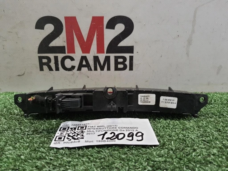 Interruttore Comando Multifunzione 735591877 Fiat 500L 2013