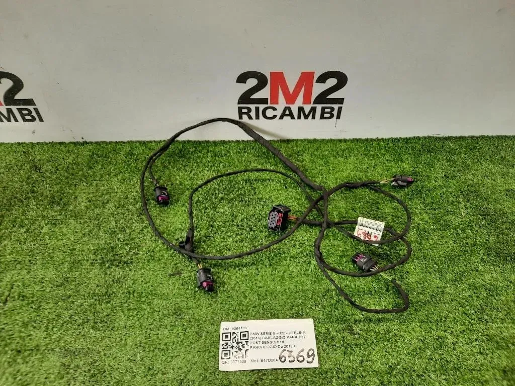 Cablaggio Paraurti POST Sensori DI Parcheggio 9364199 Bmw Serie 5 G30 Berlina 2016