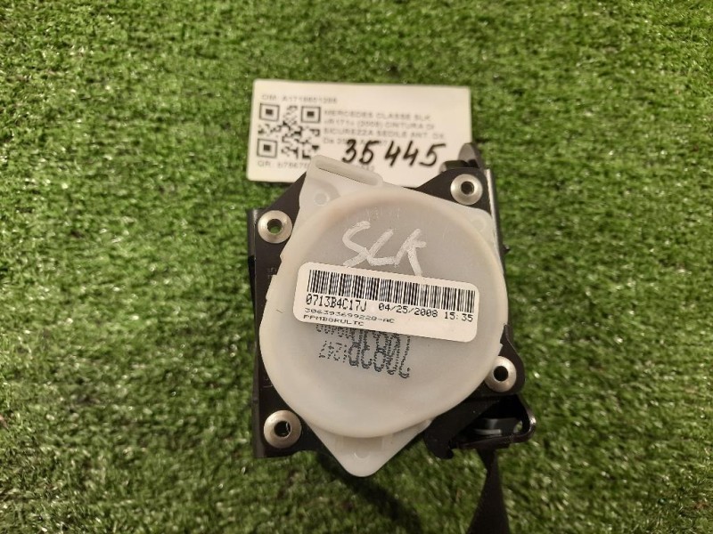 Cintura DI Sicurezza Sedile ANT DX A1718601285 Mercedes Classe SLK R171 2008