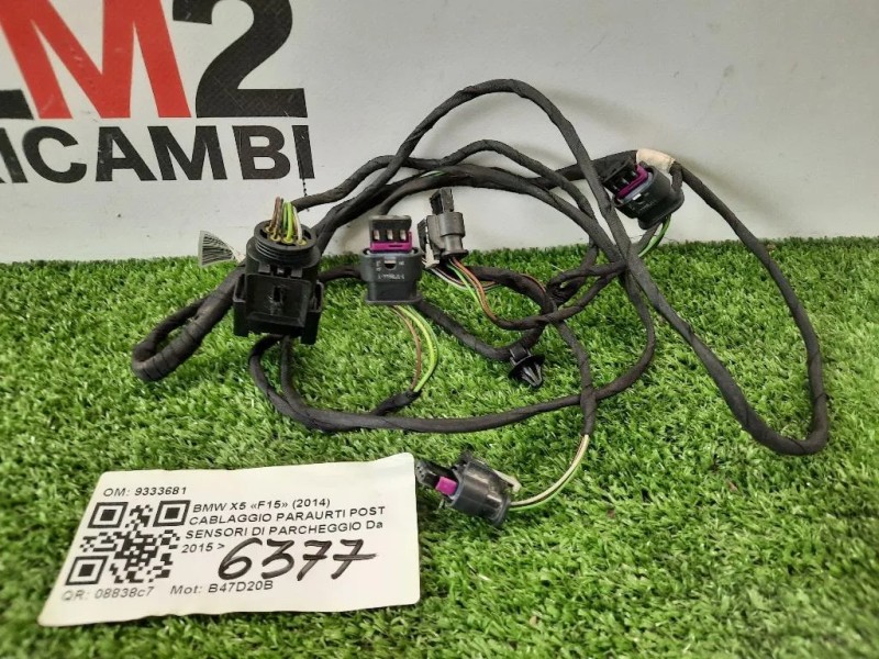 Cablaggio Paraurti POST Sensori DI Parcheggio 9333681 Bmw X5 F15 2014