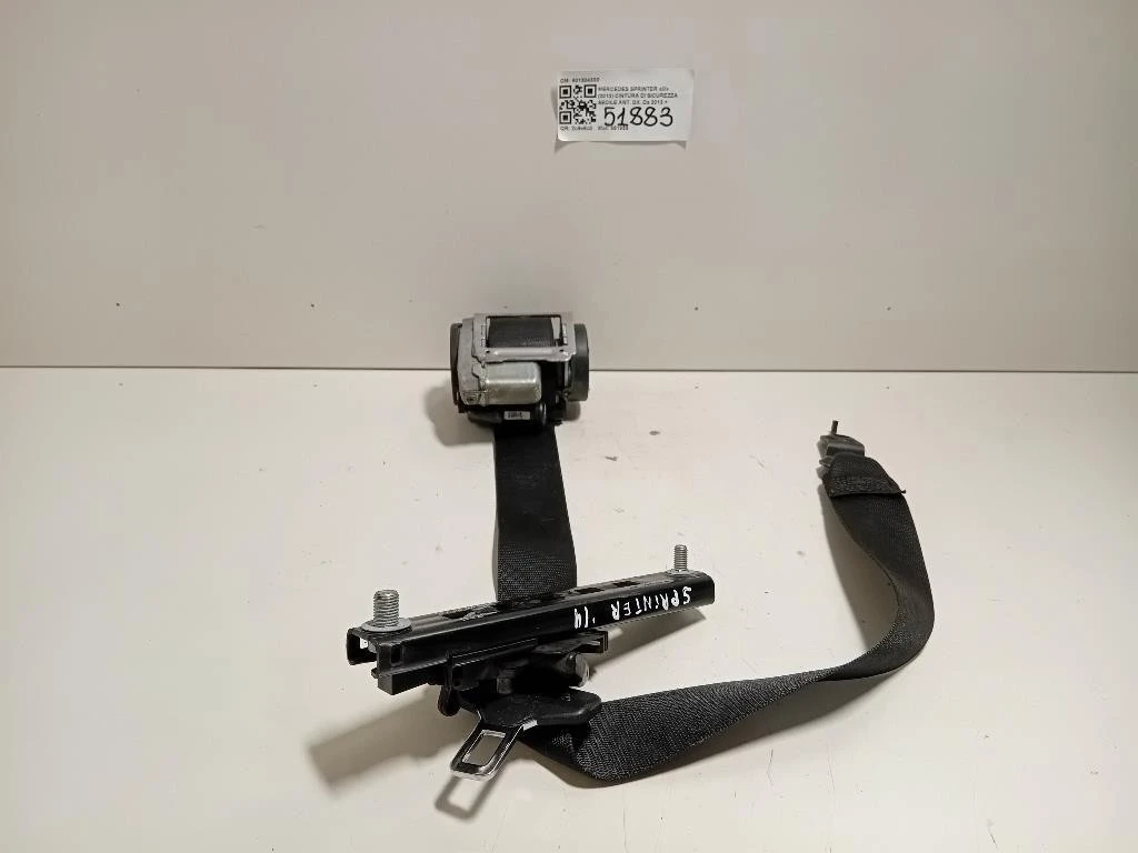 Cintura DI Sicurezza Sedile ANT DX 601384300 Mercedes Sprinter III 2013