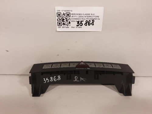 Interruttore Comando Multifunzione 1718208310 Mercedes Classe SLK R171 2004