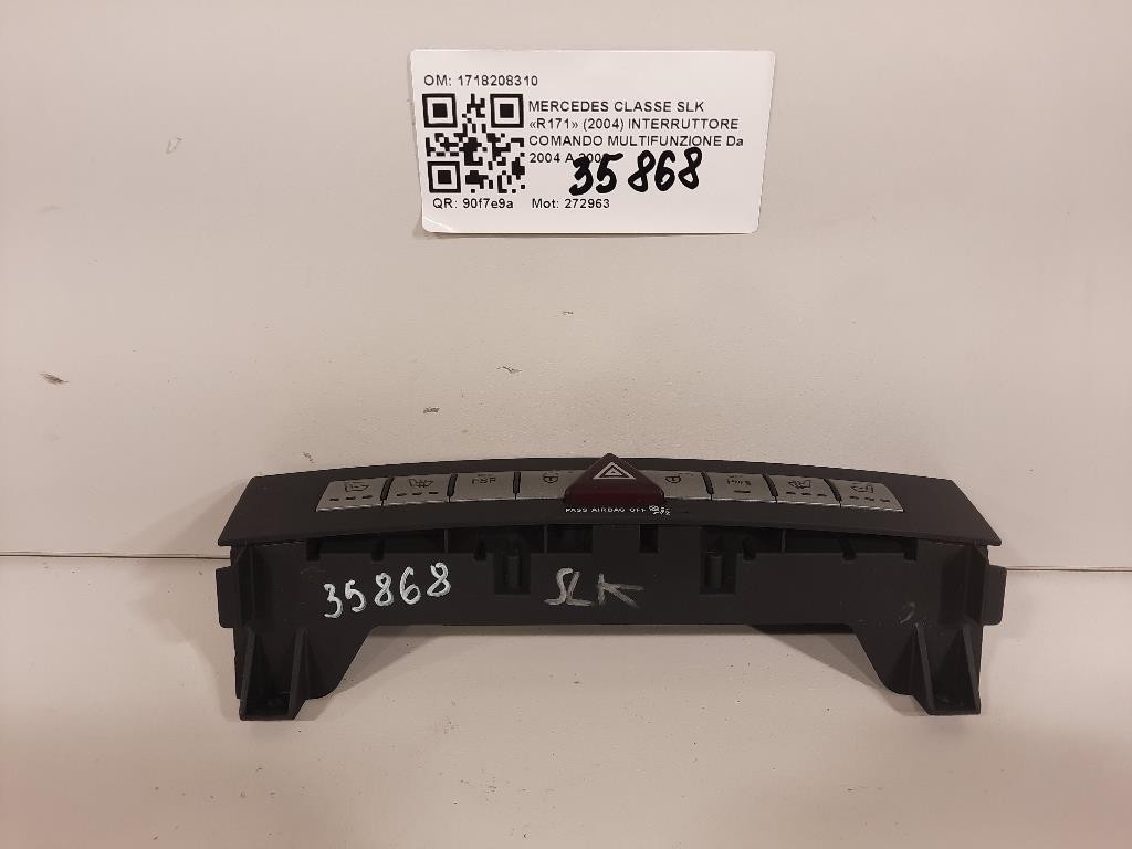 Interruttore Comando Multifunzione 1718208310 Mercedes Classe SLK R171 2004