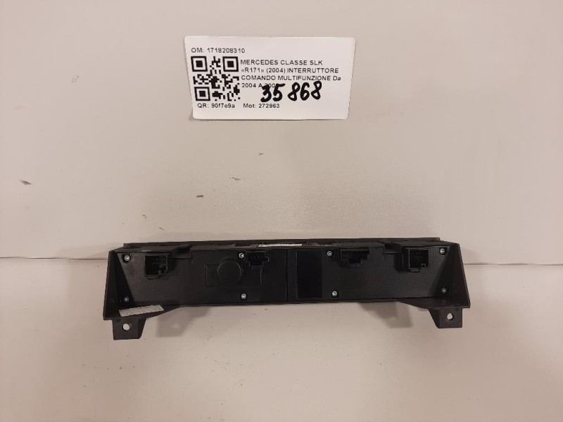 Interruttore Comando Multifunzione 1718208310 Mercedes Classe SLK R171 2004
