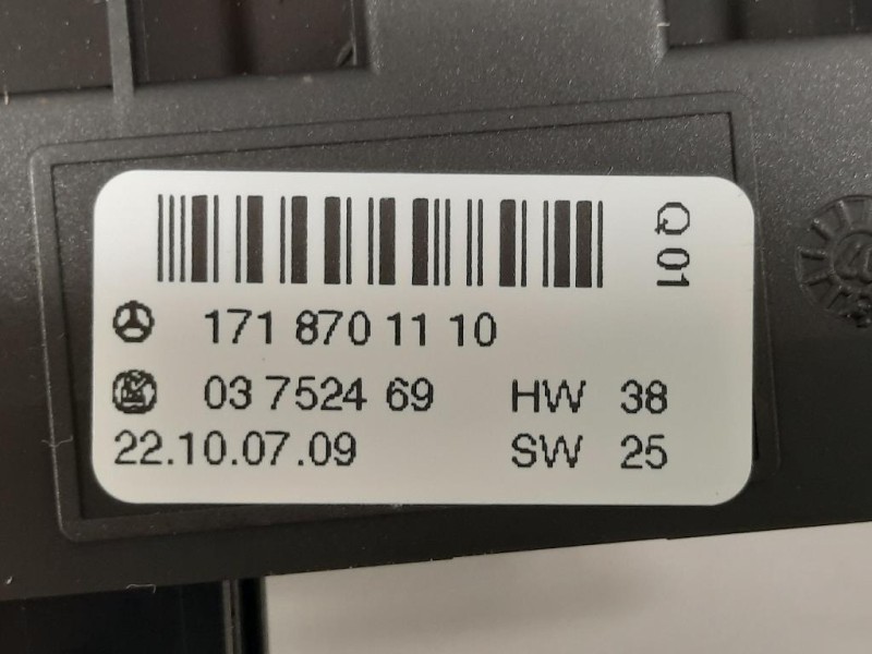 Interruttore Comando Multifunzione 1718208310 Mercedes Classe SLK R171 2004