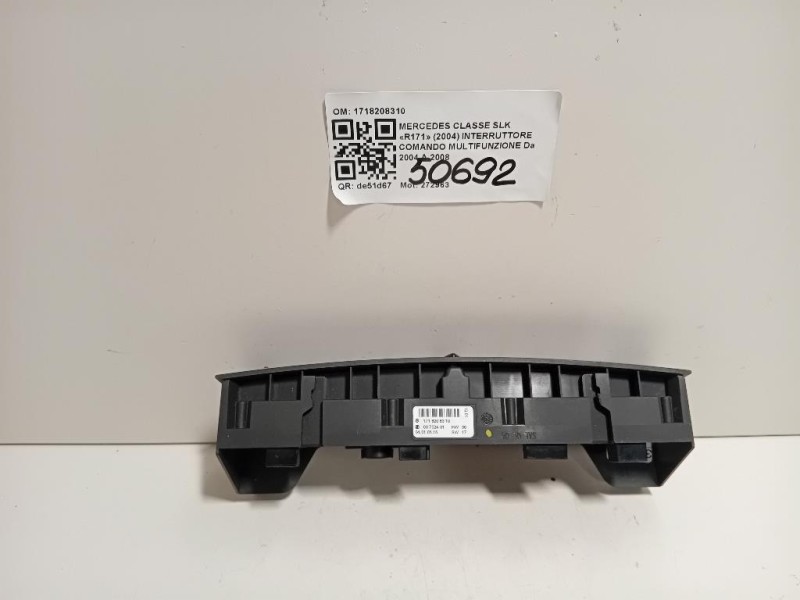 Interruttore Comando Multifunzione 1718208310 Mercedes Classe SLK R171 2004