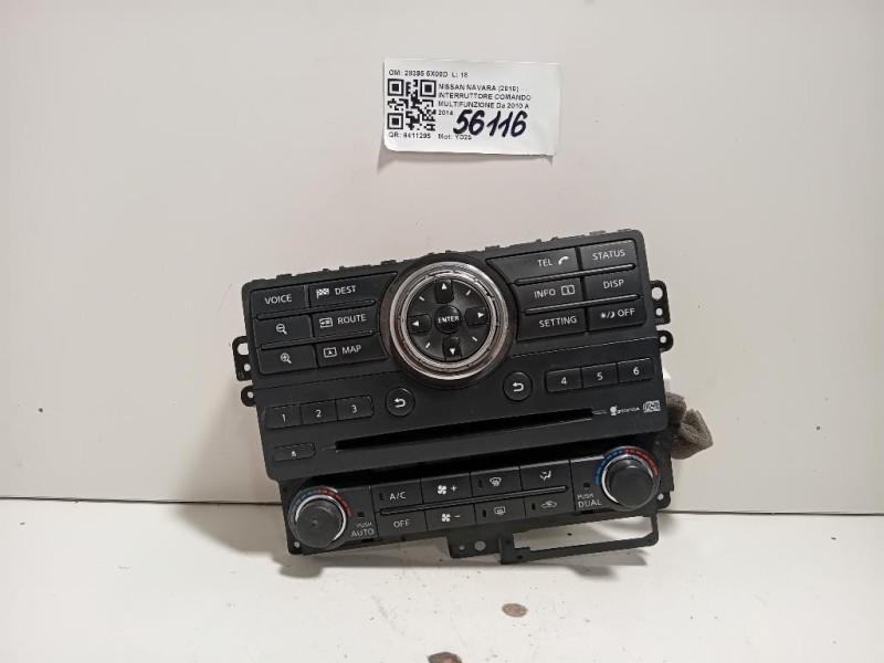 Interruttore Comando Multifunzione 28395 5X00D Nissan Navara 2010