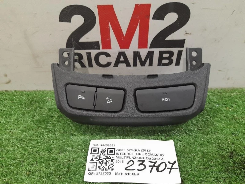 Interruttore Comando Multifunzione 95459691 Opel Mokka 2013