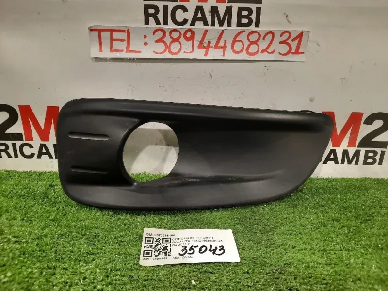 Calotta Fendinebbia DX 9670286180 GRIGLIA FENDI Citroen C4 II 2011