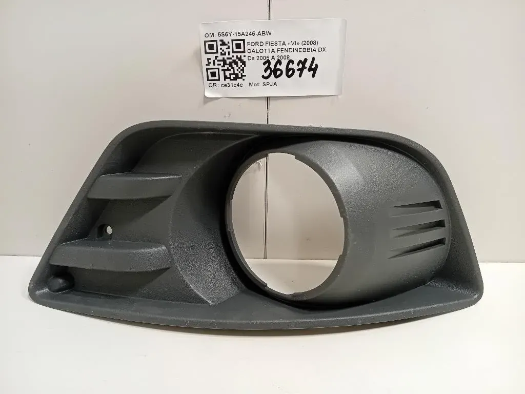 Calotta Fendinebbia DX 5S6Y-15A245-ABW Ford Fiesta VI 2008