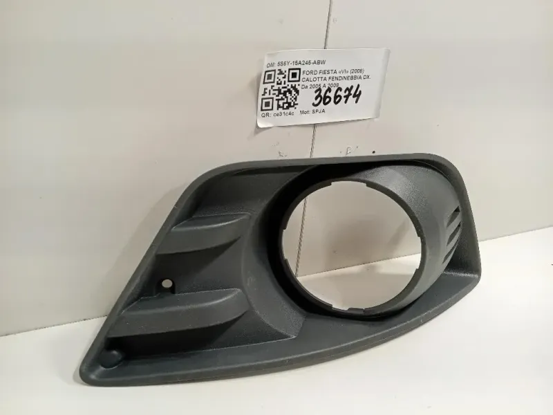 Calotta Fendinebbia DX 5S6Y-15A245-ABW Ford Fiesta VI 2008