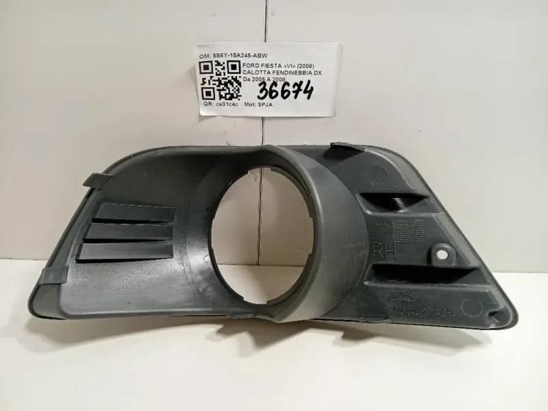 Calotta Fendinebbia DX 5S6Y-15A245-ABW Ford Fiesta VI 2008