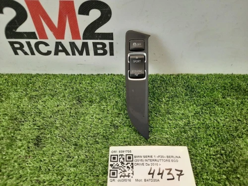 Interruttore ECO Drive 9391705 Bmw Serie 1 F20 Berlina 2015
