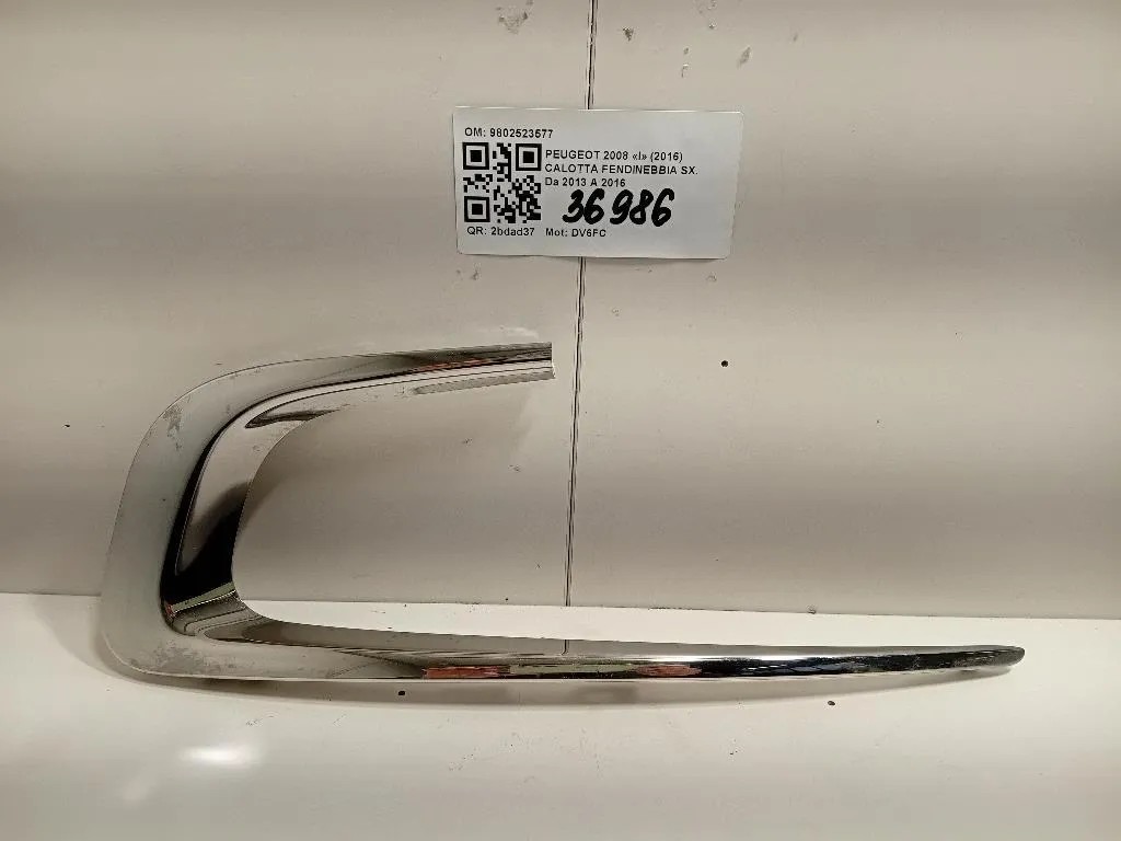 Calotta Fendinebbia SX 9802523577 1269584 Peugeot 2008 I 2016