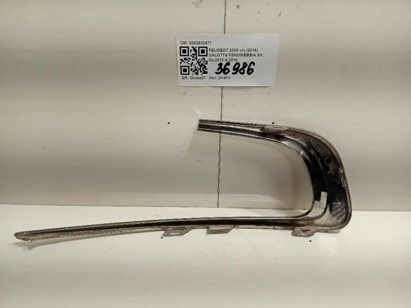 Calotta Fendinebbia SX 9802523577 1269584 Peugeot 2008 I 2016