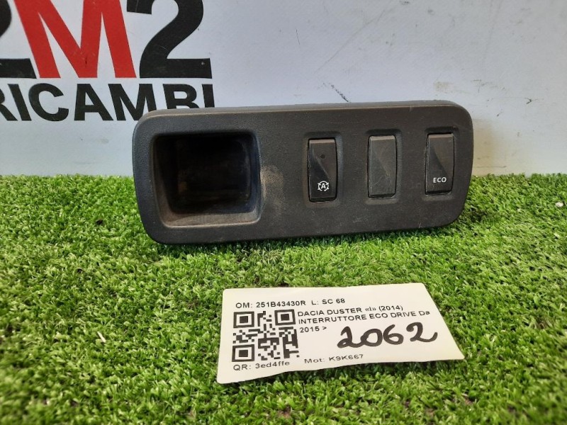 Interruttore ECO Drive 251B43430R Dacia Duster I 2014