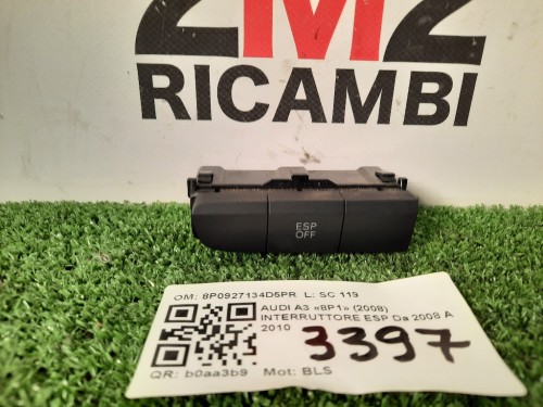 Interruttore ESP 8P0927134D5PR Audi A3 8P1 2008