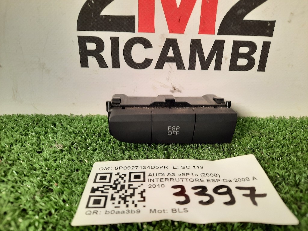 Interruttore ESP 8P0927134D5PR Audi A3 8P1 2008