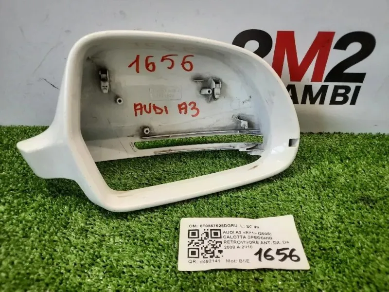 Calotta Specchio Retrovisore ANT DX 8T0857528DGRU Audi A3 8P1 2008
