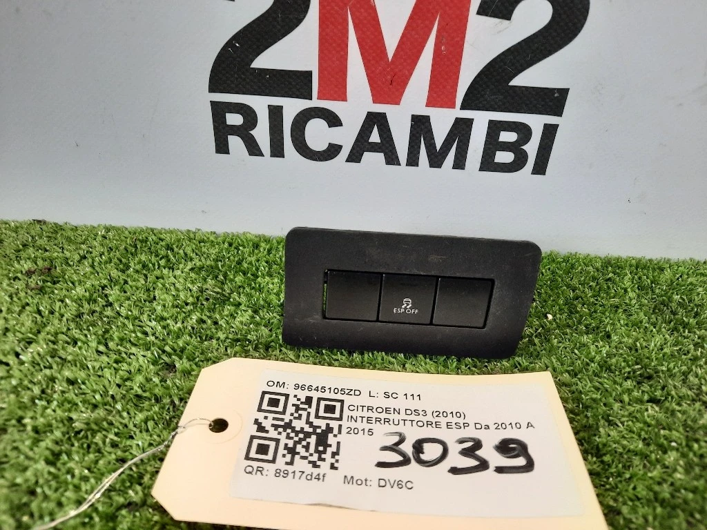 Interruttore ESP 96645105ZD Citroen DS3 2010