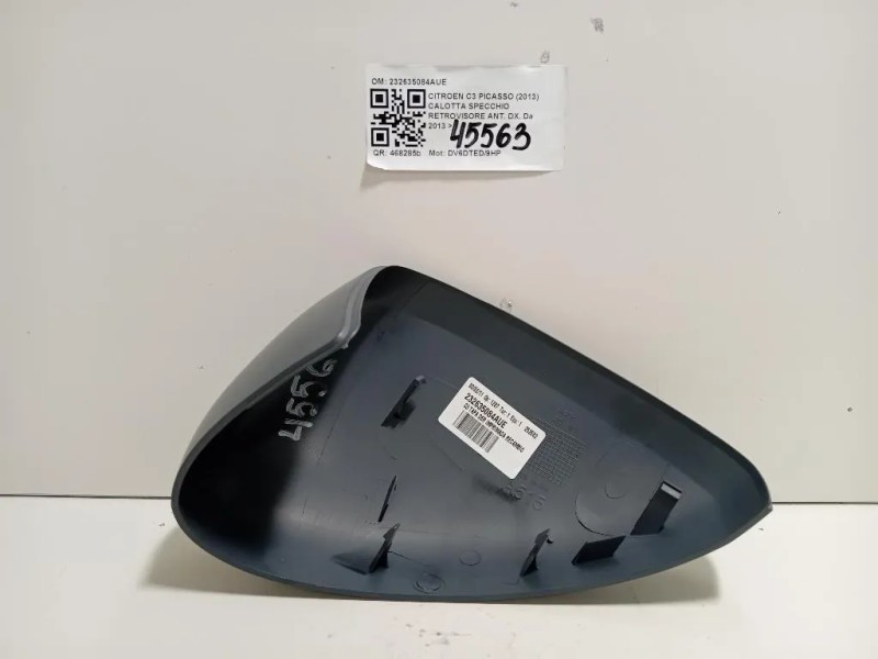 Calotta Specchio Retrovisore ANT DX 98034841VD Citroen C3 Picasso 2013